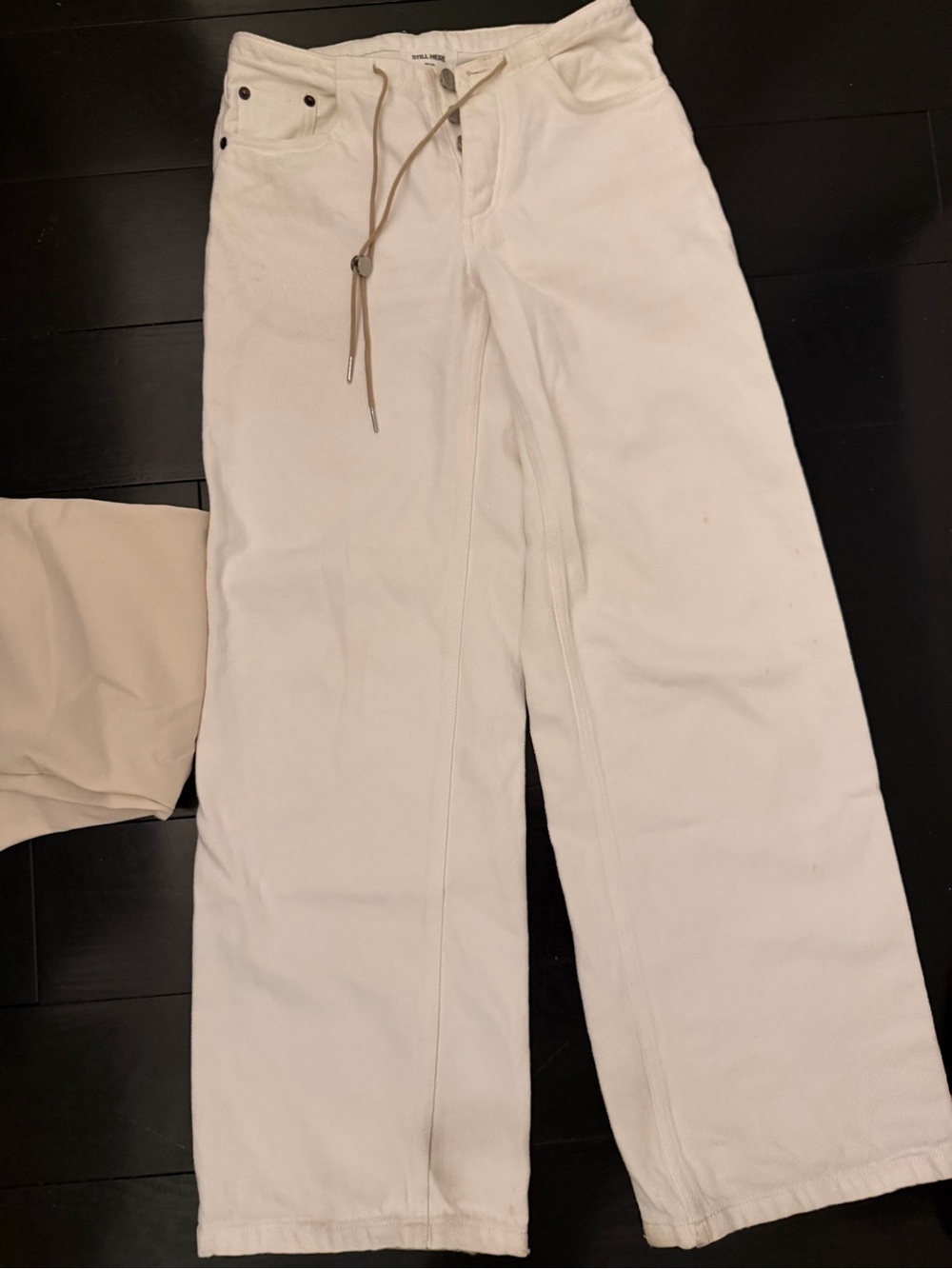 Still Here Cool Jean in white size 23